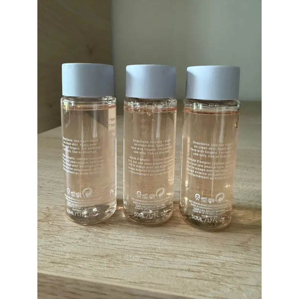 $54 Fenty Skin Fat Water Pore-Refining Toner Serum Bundle of 3 50mL New